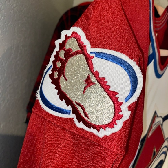 CCM Red and White Hockey Jersey - Picture 3 of 5